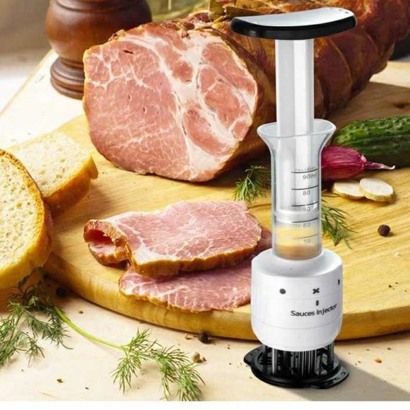 Chef Multifunctional Meat Tenderizer Needle Stainless Steel, Meat Injector Marin - Picture 2 of 9
